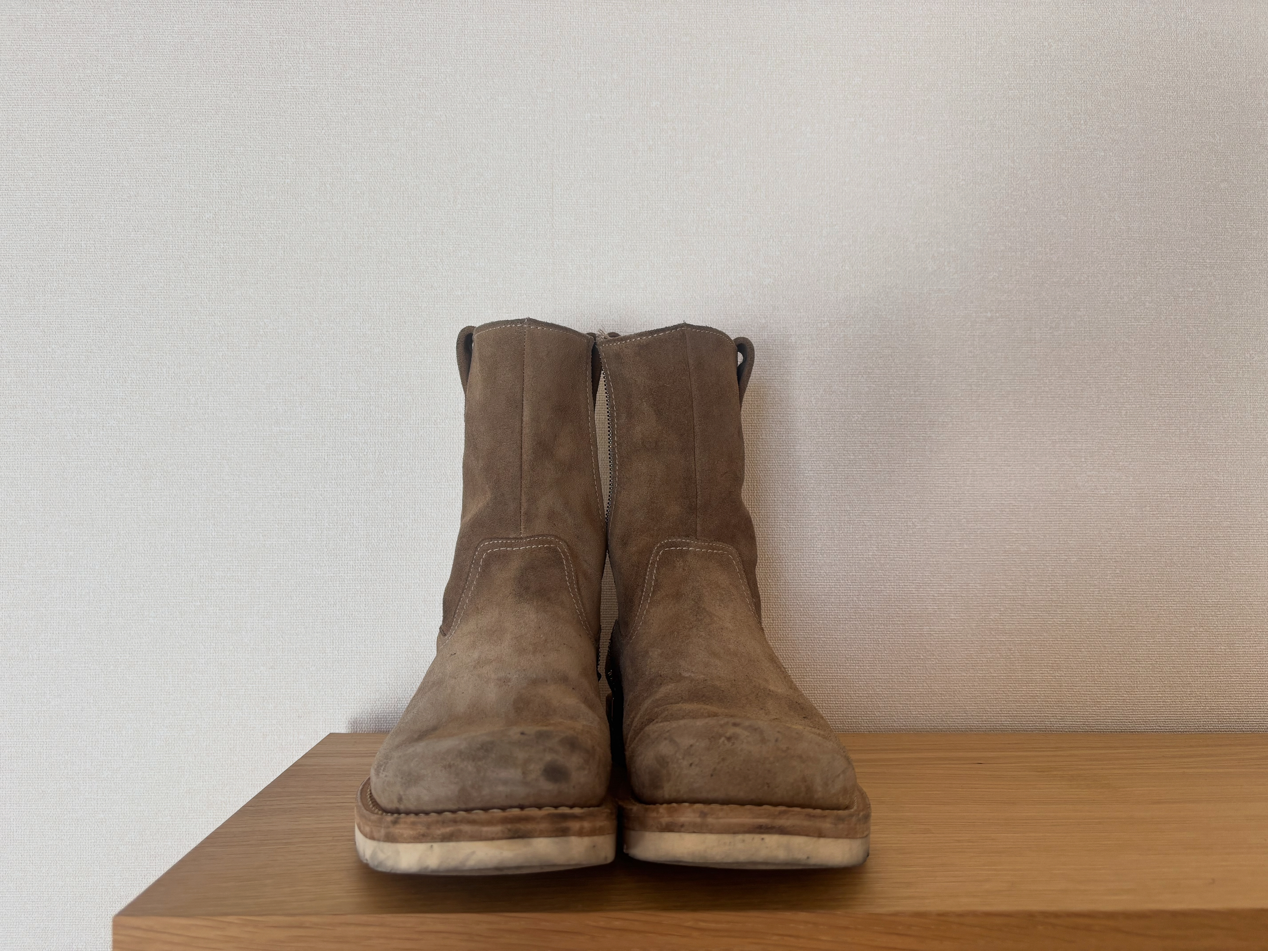 ノンネイティブのスエードのブーツを一ヶ月毎日履いてみて感じたこと③選